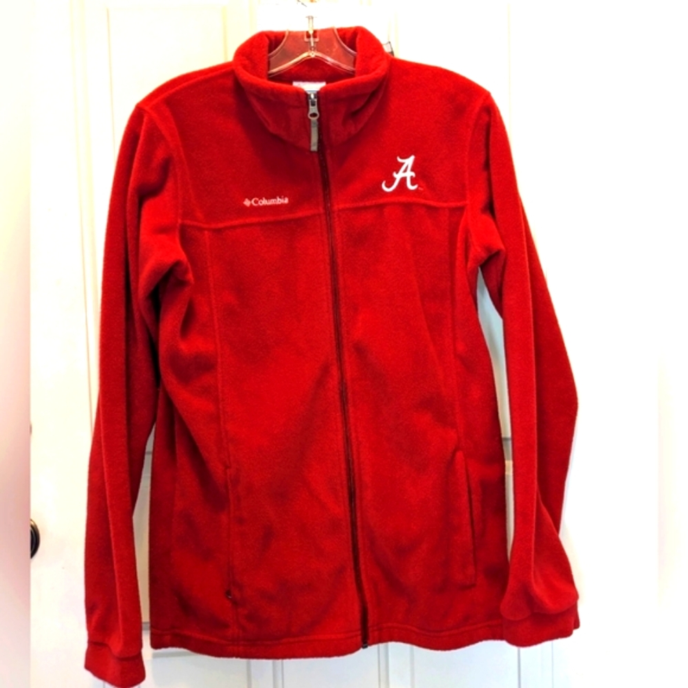 ALABAMA Columbia Fleece Jacket Size XL ROLL TIDE! See Measurements 🐘